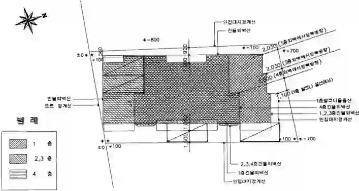 우정그린빌라 배치도 이미지